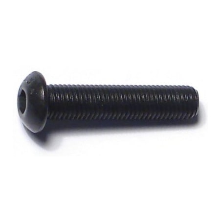 Midwest Fastener 5/16"-24 Socket Head Cap Screw, Button, Plain Steel, 1-1/2 in Length, 5 PK 79571